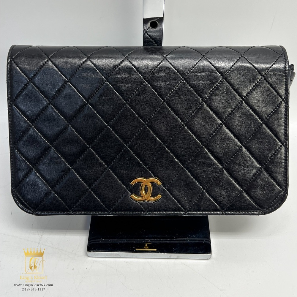 Chanel vintage calfskin quilted flap bag